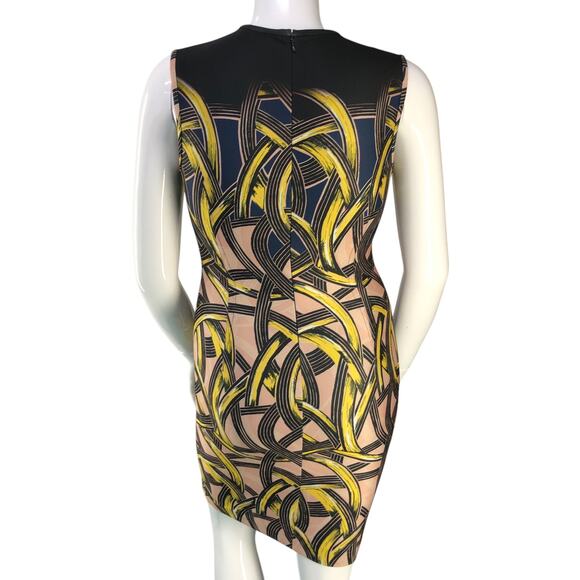 Yigal Azrouel Womens Size 12 Dress Scuba Sheath Sleeveless Stretch USA Made - Picture 7 of 14